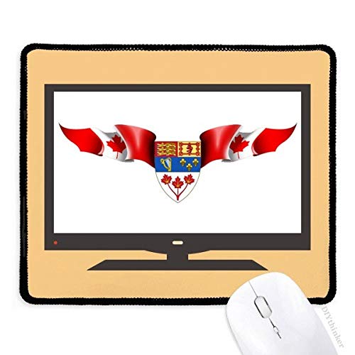 beatChong Kanada-Flagge National Emblem Computer Mouse Pad Anti-Rutsch-Gummi Mousepad Spiel Büro von beatChong