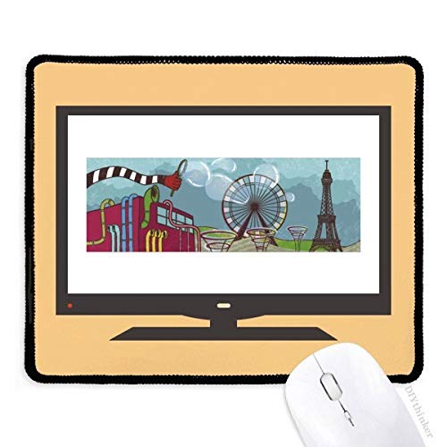 beatChong Kursaal Park Frankreich Eiffel Tower-Computer Mauspad Griffige Gummi Mousepad Spiel Büro von beatChong