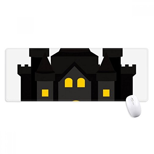 beatChong Märchen-Schloss-Bunte Illustration Griffige Mousepad Große Erweiterte Spiel Büro titched Kanten Computer-Mat Geschenk von beatChong