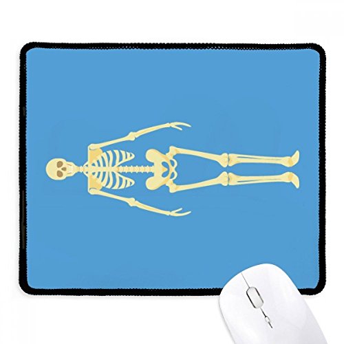 beatChong Menschlicher Körper Illustration Knochen Vorder Griffige Mousepad Spiel Büro Schwarz genähte Kanten Geschenk von beatChong