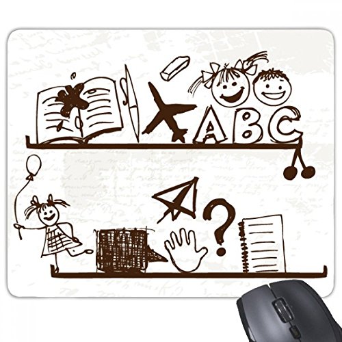 beatChong Paper Plane Kindliche Kinder nett von Hand gezeichnete Illustration Bücherregal College-Rechteck Griffige Gummi Mousepad Spiel Mauspad Geschenk beatChong Paper Plane Kindliche Kinder nett von Hand gezeichnete Illustration Bücherregal College-Rechteck Griffige Gummi Mousepad Spiel Mauspad Geschenk von beatChong