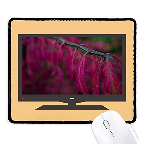 beatChong Red Leaf Pflanze Natur-Fotografie Computer-Maus-Pad Anti-Rutsch-Gummi Mousepad Spiel Büro von beatChong