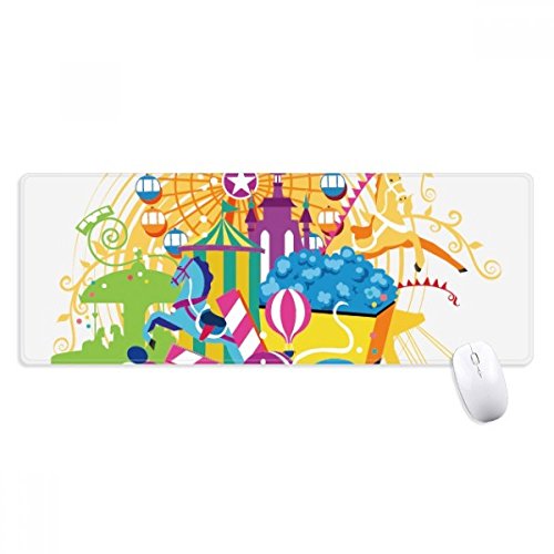 beatChong Riesenrad Schloss Vergnügungspark Griffige Mousepad Große Erweiterte Spiel Büro titched Kanten Computer-Mat Geschenk beatChong Riesenrad Schloss Vergnügungspark Griffige Mousepad Große Erweiterte Spiel Büro titched Kanten Computer-Mat Geschenk von beatChong
