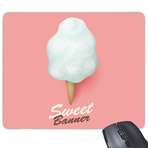 beatChong Riesige Creme Egg Kegel EIS am Stiel Anti-Rutsch-Gummi Mousepad Spiel Büro Mauspad Geschenk von beatChong