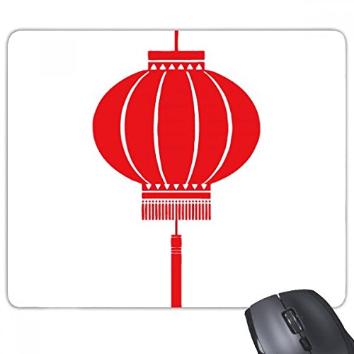 beatChong Rot Traditionelle Chinesische Laterne Muster Anti-Rutsch-Gummi Mousepad Spiel Büro Mauspad Geschenk von beatChong