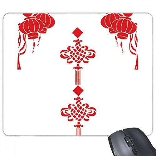 beatChong Rote Laterne Chinesische Knoten Muster Anti-Rutsch-Gummi Mousepad Spiel Büro Mauspad Geschenk beatChong Rote Laterne Chinesische Knoten Muster Anti-Rutsch-Gummi Mousepad Spiel Büro Mauspad Geschenk von beatChong
