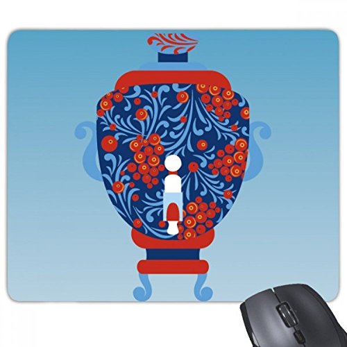 beatChong Russland Nationales Symbol Vase Muster Anti-Rutsch-Gummi Mousepad Spiel Büro Mauspad Geschenk von beatChong