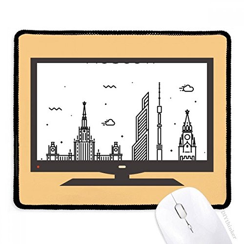 beatChong Russland Stadt Zeichen Patten Computer Mouse Pad Anti-Rutsch-Gummi Mousepad Spiel Büro von beatChong