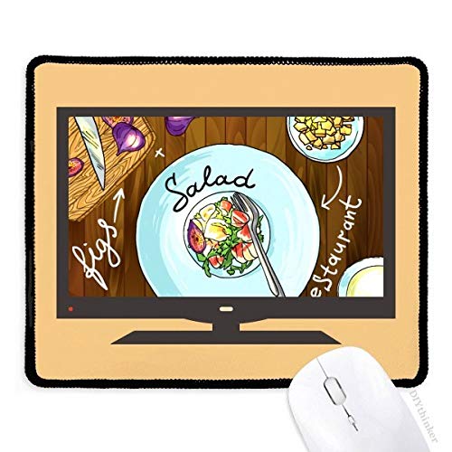 beatChong Salat Käse Figur Frankreich Restaurant Computer Mouse Pad Anti-Rutsch-Gummi Mousepad Spiel Büro von beatChong