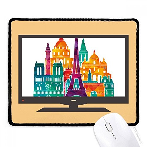 beatChong Schloss Paris Frankreich Eiffel Tower-Computer Mauspad Griffige Gummi Mousepad Spiel Büro beatChong Schloss Paris Frankreich Eiffel Tower-Computer Mauspad Griffige Gummi Mousepad Spiel Büro von beatChong