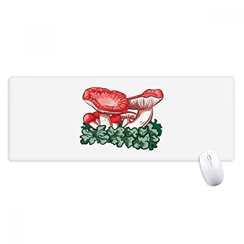 beatChong Schöner Roter giftiger Pilz Illustration Griffige Mousepad Große Erweiterte Spiel Büro titched Kanten Computer-Mat Geschenk von beatChong