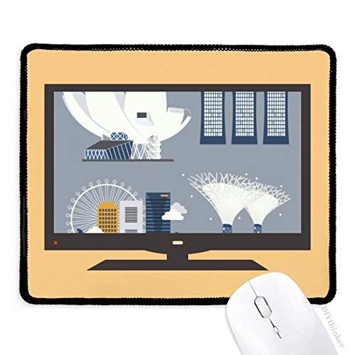 beatChong Singapur berühmter Spots Computer Mouse Pad Anti-Rutsch-Gummi Mousepad Spiel Büro von beatChong