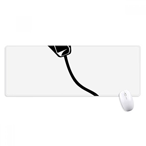 beatChong Stecker Kabel Ladekabel schwarzes Muster Griffige Mousepad Große Erweiterte Spiel Büro titched Kanten Computer-Mat Geschenk beatChong Stecker Kabel Ladekabel schwarzes Muster Griffige Mousepad Große Erweiterte Spiel Büro titched Kanten Computer-Mat Geschenk von beatChong