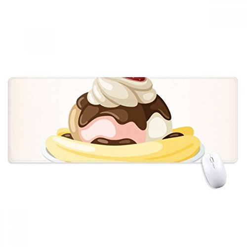 beatChong Strawberry Banana Kuchen und Eiscreme Griffige Mousepad Große Erweiterte Spiel Büro titched Kanten Computer-Mat Geschenk beatChong Strawberry Banana Kuchen und Eiscreme Griffige Mousepad Große Erweiterte Spiel Büro titched Kanten Computer-Mat Geschenk von beatChong