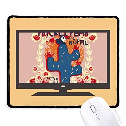 beatChong Sukkulente Kaktus Topfpflanze Computer Mouse Pad Anti-Rutsch-Gummi Mousepad Spiel Büro von beatChong