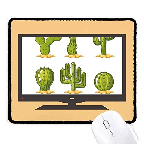 beatChong Sukkulente Topfpflanze Kaktus Muster Computer Mouse Pad Anti-Rutsch-Gummi Mousepad Spiel Büro von beatChong