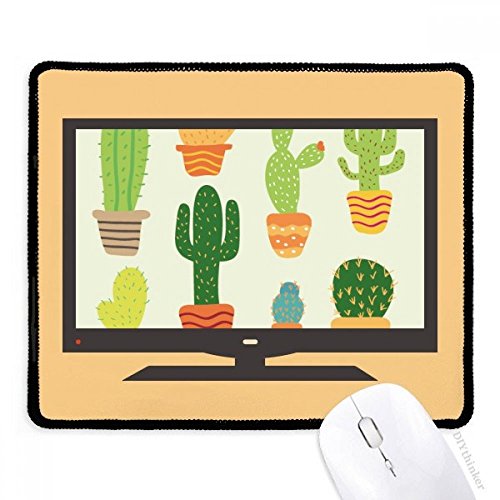 beatChong Topfpflanze Cactus Succulents Muster Computer Mouse Pad Anti-Rutsch-Gummi Mousepad Spiel Büro von beatChong
