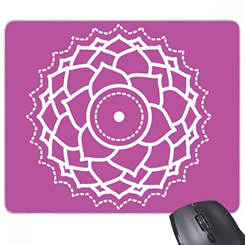 beatChong Totem-Blumen-Muster Geometrie Rechteck Griffige Gummi Mousepad Spiel Mauspad Geschenk von beatChong