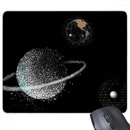 beatChong Universum-Erde Nebulae Weiß Rechteck Griffige Gummi Mousepad Spiel Mauspad Geschenk von beatChong