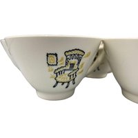 1950Er Jahre Marcrest Stetson "Gay Nineties' Set Mit 4 Teetassen, Rocker, Gelb, Side Chair, Vintage von beatriceupholsteryny