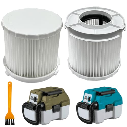 Beaufan 2 Pack 162518-0 HEPA-Filter Kompatibel mit Makita Akku-Staubsauger DVC750/DVC750Z/DVC750l/XCV11Z/XCV11T/ADCV11Z Ersatzteil von beaufan