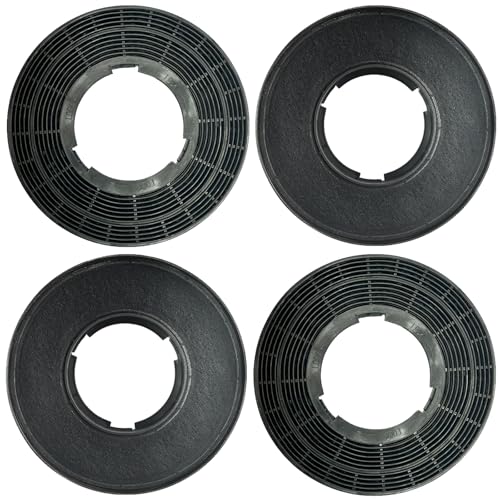 Beaufan 4 Pack CBCF005 Aktive Karbonfilter Kompatibel mit CIARRA CBCB5913A und der integrierten Aspirantenhaube CBCS5913A von beaufan