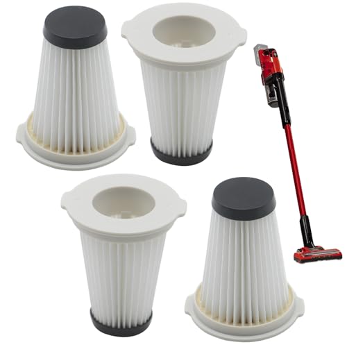 Beaufan 4 Pack Faltenfilter kompatibel mit Einhell TE-SV18 Li Cordless Handstaubsauger 2347180 von beaufan
