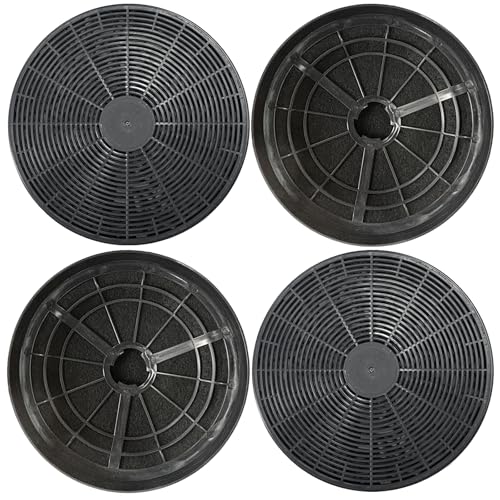 Beaufan 4er Pack GF15 Aktivkohlefilter Kompatibel mit NEG Dunstabzugshaube Modell NEG15-ATB/ATS/ATW, NEG15-ATB+/ATS+/ATW+ von beaufan