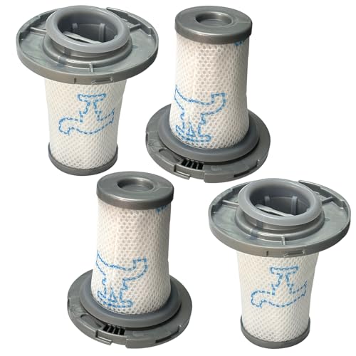 Beaufan 4 Pack ZR009006 Filter Kompatibel mit Rowenta X-Force Flex 8.60 RH96 Serie RH9611 RH9637 RH9638 RH9639 RH9677 RH9678 & X-PERT 6.60 RH68 Serie RH6821 RH6837 RH6838 RH6878 Cordless Staubsauger von beaufan