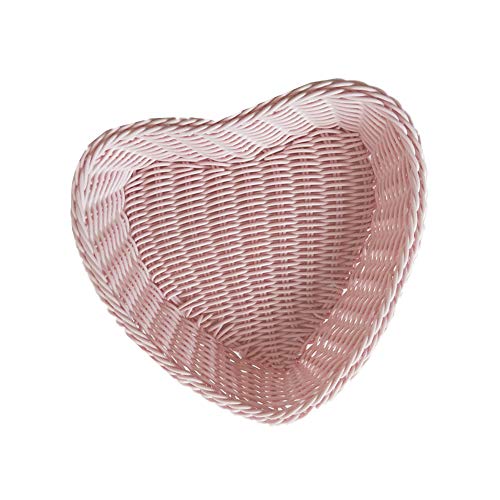 beautyhe Flechtkorb Geflochtener Korb Basket Badezimmer Organizer Brotkorb Weide Rattan Korb for Schlafzimmer Büro Klassenzimmer Badezimmer pink beautyhe Flechtkorb Geflochtener Korb Basket Badezimmer Organizer Brotkorb Weide Rattan Korb for Schlafzimmer Büro Klassenzimmer Badezimmer pink von beautyhe