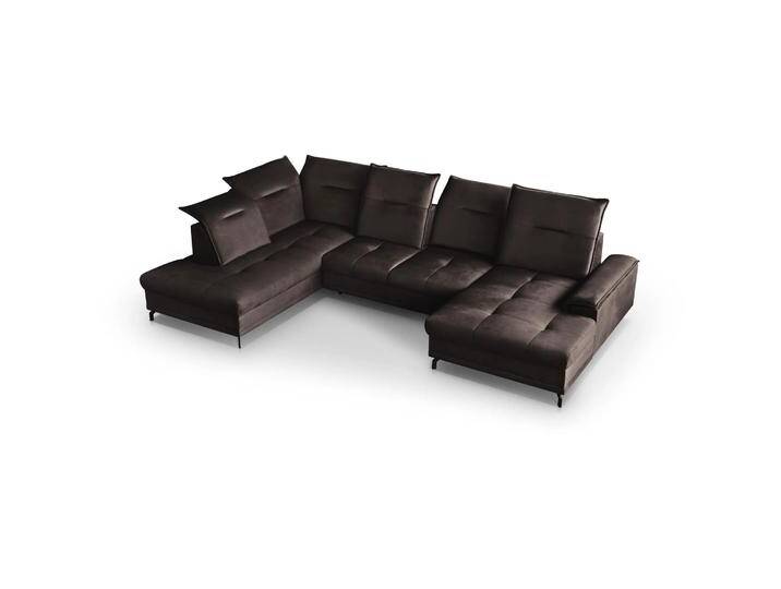 Ecksofa mit Schlaffunktion BRUNO U Element 25, Rechts U von beautysofa