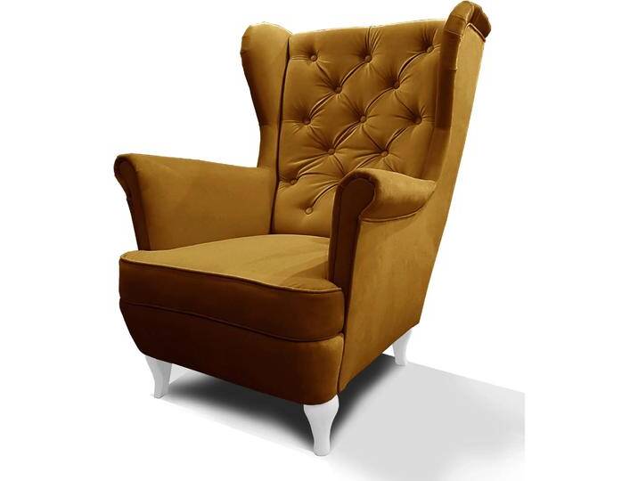 Sessel im Chesterfield Stil FALCO Weiss, Kronos 1 Sessel im Chesterfield Stil FALCO Weiss, Kronos 1 von beautysofa