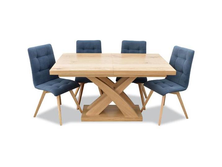 Tisch- und 4 Polsterstühle Set - S22 Tisch- und 4 Polsterstühle Set - S22 von beautysofa