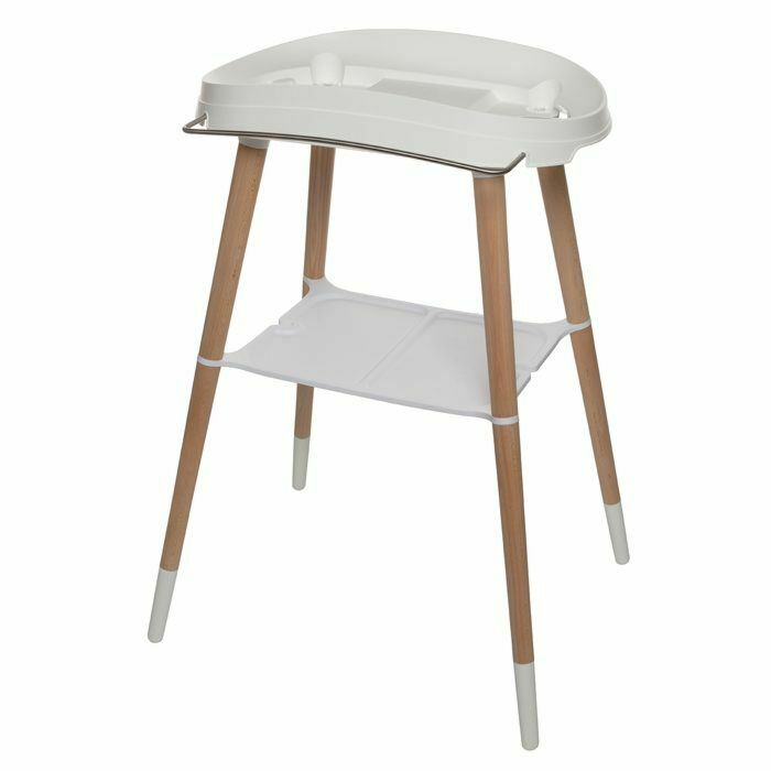 Bébé Jou Badewannenständer Gestell Babywanne Weiß Höhenverstellbar Klappbar B-Ware von bébé-jou