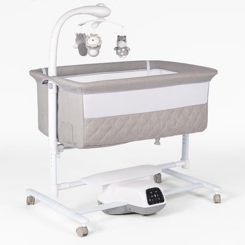 Idream: Elektrische Wiege mit automatischer Wiegefunktion für Bebe (Gray) von bebe2luxe
