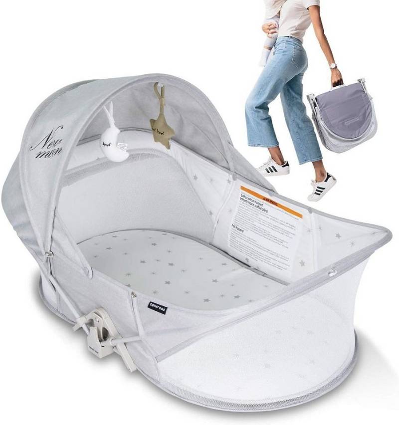 beberoad Baby-Reisebett Stubenwagen Reisebettzelt Moskitohaube, Matratze und Tasche beberoad Baby-Reisebett Stubenwagen Reisebettzelt Moskitohaube, Matratze und Tasche von beberoad
