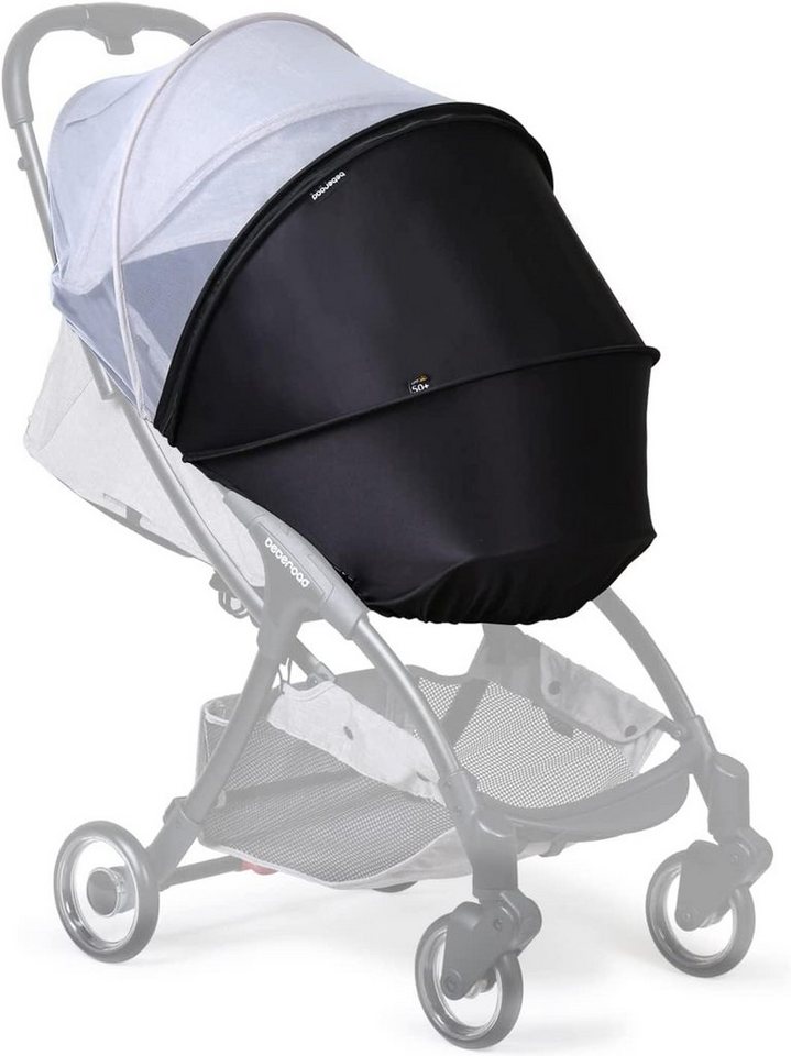 beberoad Kinderwagen-Insektenschutz Babywagen Mückennetz, Universal Baby Sonnensegel UV-Schutz 50+ von beberoad