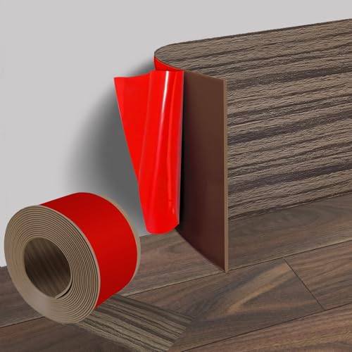 10cm x 3.0m PVC Flexible Sockelleiste, Weichsockelleiste Selbstklebend Geräucherte Holzmaserung, Fussleisten Selbstklebend Zierleiste, Flache Fußleiste, für Wohnzimmer, Schlafzimmer 10cm x 3.0m PVC Flexible Sockelleiste, Weichsockelleiste Selbstklebend Geräucherte Holzmaserung, Fussleisten Selbstklebend Zierleiste, Flache Fußleiste, für Wohnzimmer, Schlafzimmer von bechoanigel