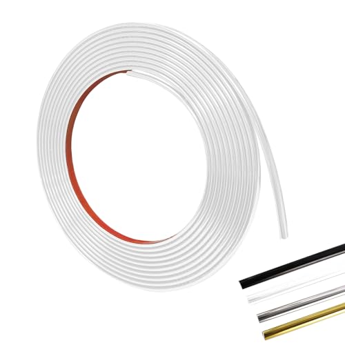 Zierleisten Selbstklebend, 8m*8mm*2.8mm PVC Wandleisten Selbstklebend, Zierleiste Selbstklebend, Deckenleisten Eckleiste Selbstklebend Geeignet für Wand, Schrank, Badezimmer, Schlafzimmer(Schwarz-8M) Zierleisten Selbstklebend, 8m*8mm*2.8mm PVC Wandleisten Selbstklebend, Zierleiste Selbstklebend, Deckenleisten Eckleiste Selbstklebend Geeignet für Wand, Schrank, Badezimmer, Schlafzimmer(Schwarz-8M) von bechoanigel