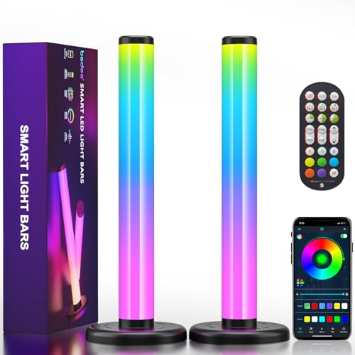 bedee 360° LED Lightbar, RGB Gaming LED Lampe mit 213 Modi und Musik Sync, Smart Hintergrundbeleuchtung mit App, Fernbedienung, Dimmbar Lightbar für PC, TV, Monitor, Gaming, Zimmer Deko von bedee
