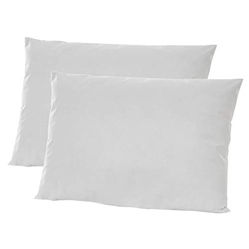 Bedfine Milbenschutz Kissenbezug für Allergiker - Encasing Kissenschutz Doppelpack 40x60 cm weiß, Milbenkotdicht von bedfine