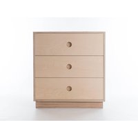 Kleine Schubladenkommode Malmö #3 // Birkensperrholz - Massivholz Komplett Mit Softeinzug von bee9designshop