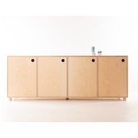 Oslo Breites Sideboard // Konsolenschrank/Anrichte Aufbewahrungsschrank - Füße Aus Esche Sockel Birkensperrholz von bee9designshop