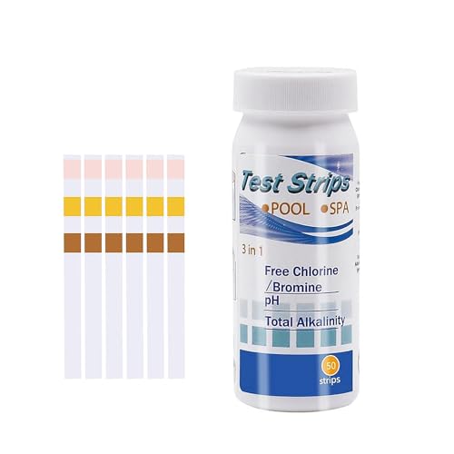 150 Stäbchen Pool Teststreifen Ph Und Chlor, Teststreifen Pool Ph Und Chlor, Pooltester Chlor Und Ph, Ph Tester Pool, Für Freies Chlor, Alkalinität Und Ph, Präziser Pool Tester Ph Und Chlor 150 Stäbchen Pool Teststreifen Ph Und Chlor, Teststreifen Pool Ph Und Chlor, Pooltester Chlor Und Ph, Ph Tester Pool, Für Freies Chlor, Alkalinität Und Ph, Präziser Pool Tester Ph Und Chlor von beejune