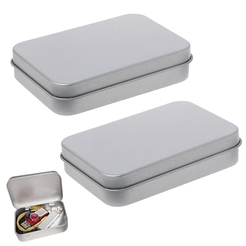 2 Stück Blechdose Mit Deckel, Metallbox, Metalldosen Mit Deckel, Blechdosen Mit Deckel, Metalldose, Tin Box, Altoids, Für DIY Gebrauch Zuhause Organizer 2 Stück Blechdose Mit Deckel, Metallbox, Metalldosen Mit Deckel, Blechdosen Mit Deckel, Metalldose, Tin Box, Altoids, Für DIY Gebrauch Zuhause Organizer von beejune