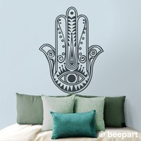 Hamsa-Vinyl-Wandaufkleber Hamsa-Vinyl-Wandaufkleber von beepart