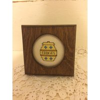 Vintage Hölzerne Keksdose Rezept Halter von beffyfaye