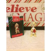 Vintage Winnie Der Pooh Kaninchen Weihnachtsschmuck Von Andenken Hallmark von beffyfaye