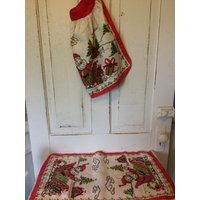 Weihnachtsschürze Und Geschirrtuch Set von beffyfaye