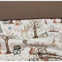 Be Froggy Decke Waldiere/ Waldfreunde Wunschfarbe von befroggyDE